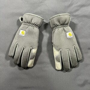 Carhartt Women's Thermal-lined High Dexterity Open Cuff Glove Small Petite Gray